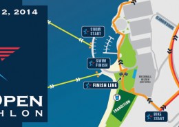 US Open Tri Map
