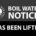 The Boil Water Notice has been lifted