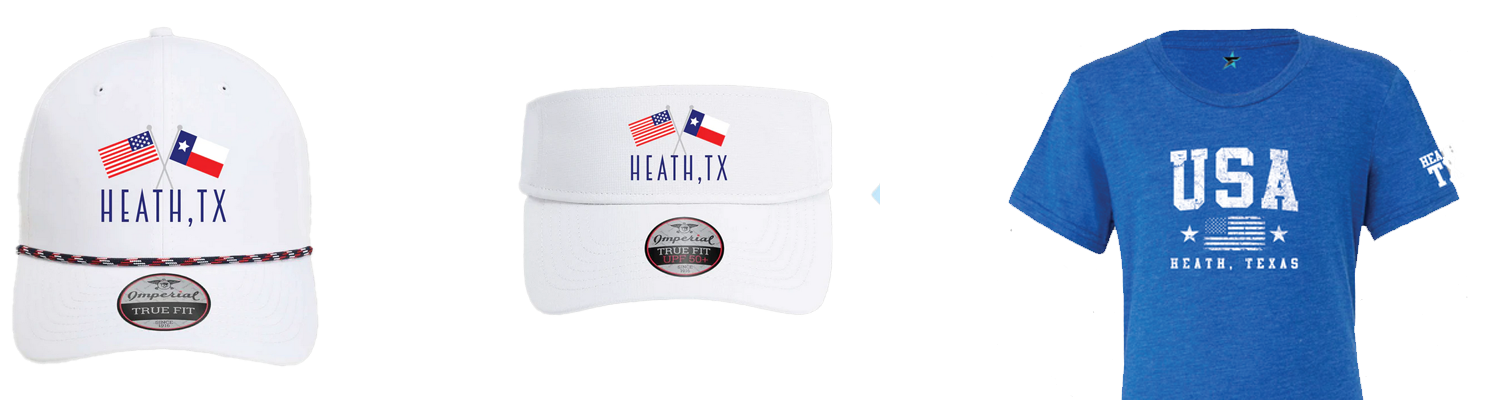Heath Hats and TShirts available from AllSports.