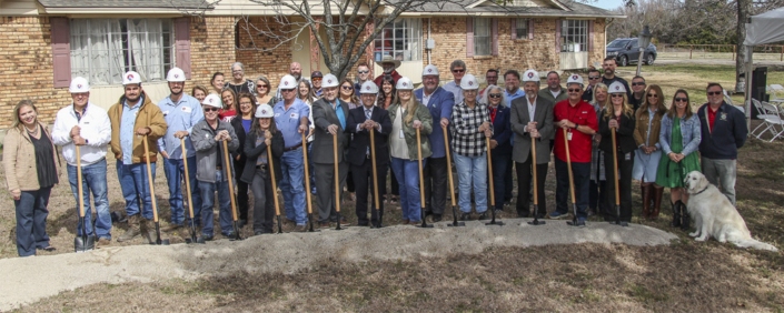 Public Works new facility groundbreaking ceremony.