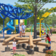 Rendering of the renovation at Towne Center Park.